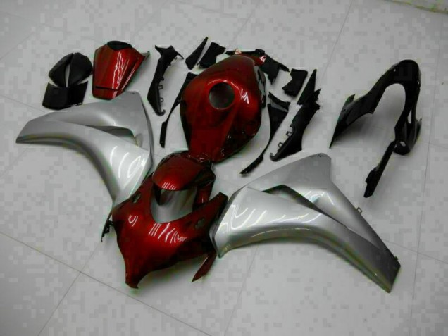 Honda CBR 1000 RR 08-11 Vollverkleidung - Rot Silber Fabrik Honda CBR 1000 RR 08-11 Vollverkleidung - Rot Silber Fabrik