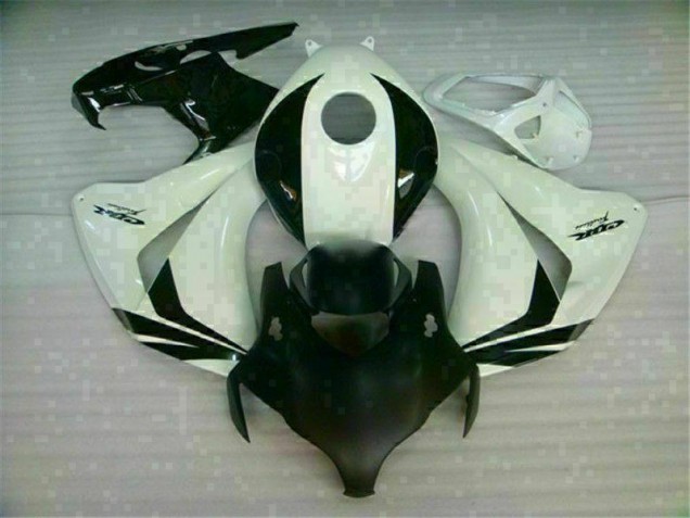 Honda CBR 1000 RR 08-11 Vollverkleidung - Weiß Schwarz Fabrik Honda CBR 1000 RR 08-11 Vollverkleidung - Weiß Schwarz Fabrik