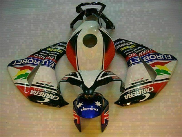 Honda CBR 1000 RR 08-11 Vollverkleidung - Weiß Blau Fabrik Honda CBR 1000 RR 08-11 Vollverkleidung - Weiß Blau Fabrik