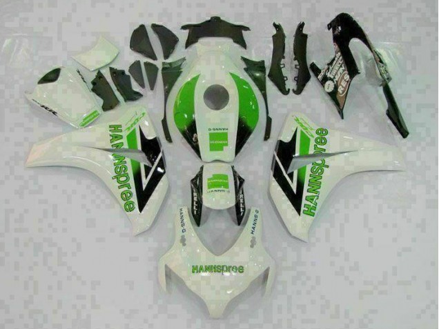 Honda CBR 1000 RR 08-11 Vollverkleidung - Grün Weiß Fabrik Honda CBR 1000 RR 08-11 Vollverkleidung - Grün Weiß Fabrik