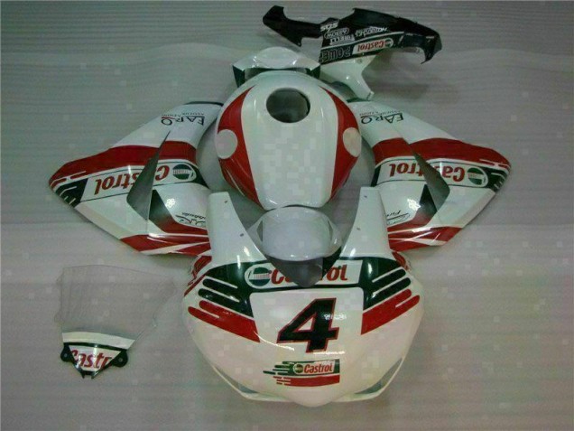 Honda CBR 1000 RR 08-11 Verkleidungen - Weiß Castrol 4 Fabrik Honda CBR 1000 RR 08-11 Verkleidungen - Weiß Castrol 4 Fabrik
