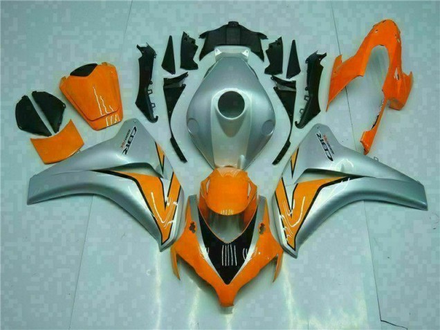 Honda CBR 1000 RR 08-11 Verkleidungen - Orange Silber Fabrik Honda CBR 1000 RR 08-11 Verkleidungen - Orange Silber Fabrik