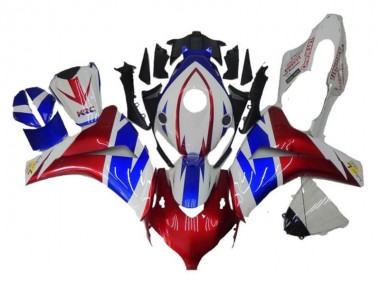 Honda CBR 1000 RR 08-11 Verkleidungen - Rot Blau Weiß Fabrik