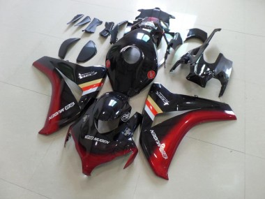 Honda CBR 1000 RR 08-11 Verkleidungen - Schwarz Rot Mugen Fabrik