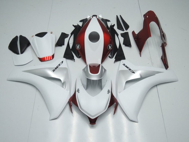Honda CBR 1000 RR 08-11 Verkleidungen - Candy Rot Weiß und Silber Fabrik Honda CBR 1000 RR 08-11 Verkleidungen - Candy Rot Weiß und Silber Fabrik