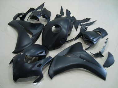 Honda CBR 1000 RR 08-11 Verkleidungen - Ganz Matt Schwarz Fabrik