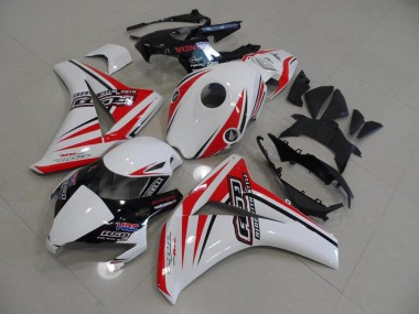 Honda CBR 1000 RR 08-11 Verkleidungen - Weiß Rot HRC Fabrik