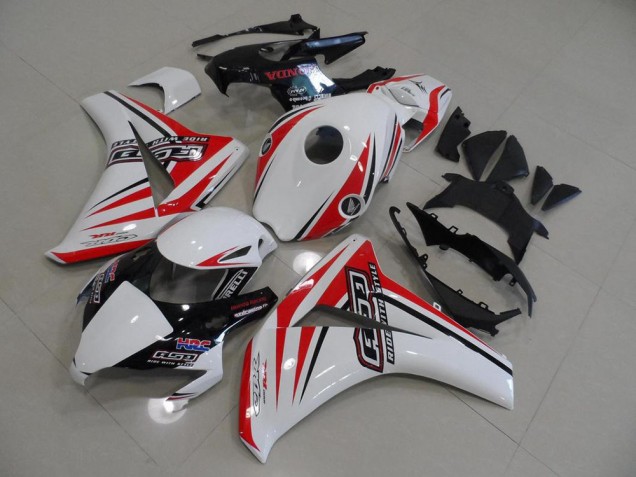Honda CBR 1000 RR 08-11 Verkleidungen - Weiß Rot HRC Fabrik Honda CBR 1000 RR 08-11 Verkleidungen - Weiß Rot HRC Fabrik