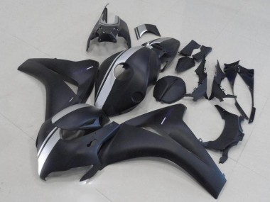 Honda CBR 1000 RR 08-11 Verkleidungen - Matt Schwarz und Silber Fabrik