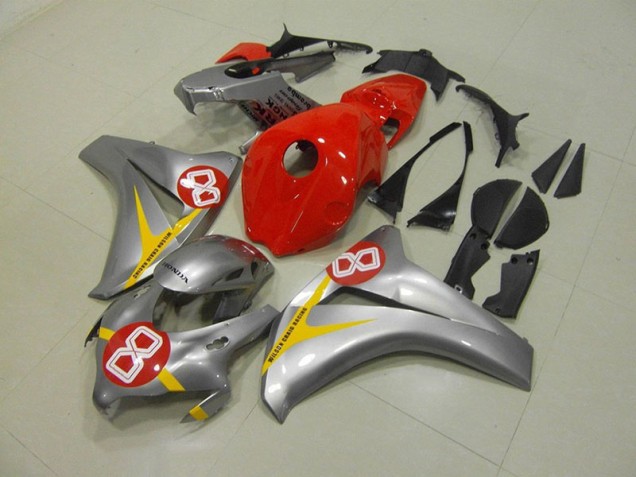 Honda CBR 1000 RR 08-11 Verkleidungen - Silber Rot 8 Fabrik Honda CBR 1000 RR 08-11 Verkleidungen - Silber Rot 8 Fabrik