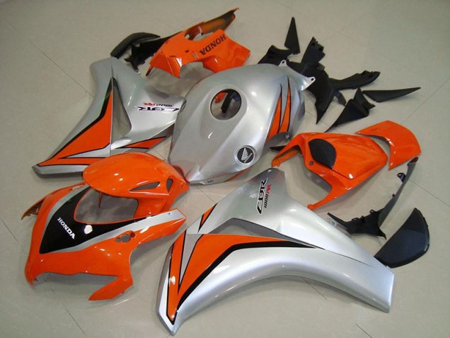 Honda CBR 1000 RR 08-11 Verkleidung - Orange Silber Fabrik Honda CBR 1000 RR 08-11 Verkleidung - Orange Silber Fabrik