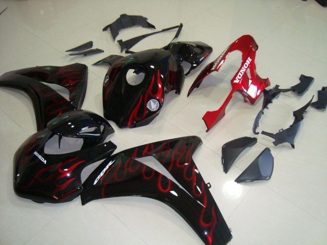 Honda CBR 1000 RR 08-11 Verkleidungen - Rot Flamme Rennen Fabrik Honda CBR 1000 RR 08-11 Verkleidungen - Rot Flamme Rennen Fabrik