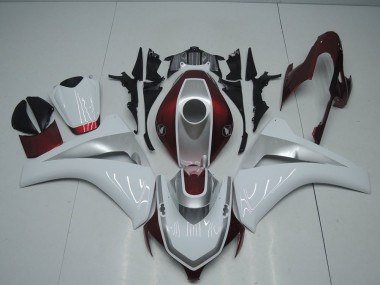 Honda CBR 1000 RR 08-11 Verkleidungen - Rot Weiß Und Silber Fabrik