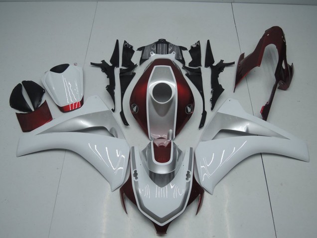 Honda CBR 1000 RR 08-11 Verkleidungen - Rot Weiß Und Silber Fabrik Honda CBR 1000 RR 08-11 Verkleidungen - Rot Weiß Und Silber Fabrik