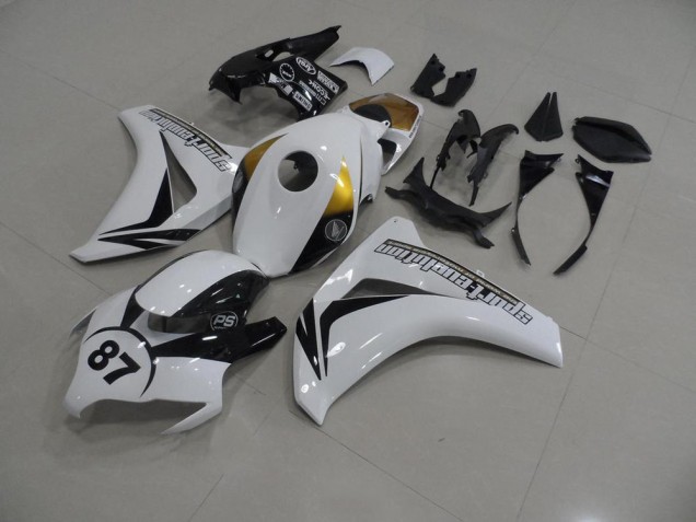 Honda CBR 1000 RR 08-11 Verkleidungen - Weiß Und Schwarz 87 Fabrik Honda CBR 1000 RR 08-11 Verkleidungen - Weiß Und Schwarz 87 Fabrik