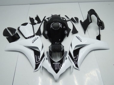 Honda CBR 1000 RR 08-11 Verkleidungen - Weiß Und Schwarz Grau Fabrik