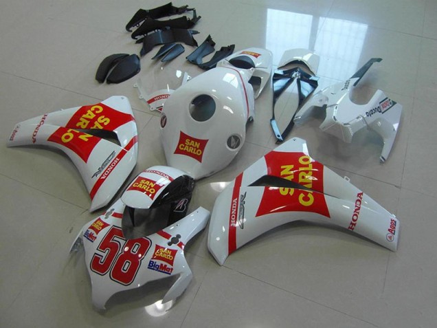 Honda CBR 1000 RR 08-11 Verkleidungen - Weiß San Carlo Fabrik Honda CBR 1000 RR 08-11 Verkleidungen - Weiß San Carlo Fabrik