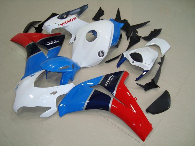 Honda CBR 1000 RR 08-11 Verkleidungen - Weiß Blau Rot Fabrik Honda CBR 1000 RR 08-11 Verkleidungen - Weiß Blau Rot Fabrik