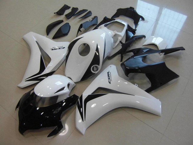 Honda CBR 1000 RR 08-11 Verkleidungen - Weiß Schwarz Fabrik Honda CBR 1000 RR 08-11 Verkleidungen - Weiß Schwarz Fabrik