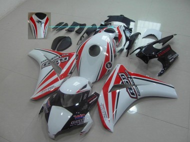 Honda CBR 1000 RR 08-11 Verkleidungen - Weiß Rot Rsd Fabrik