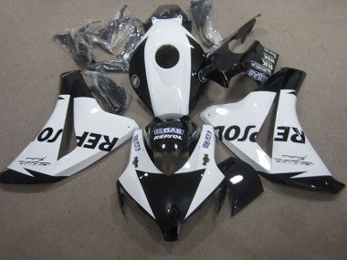 Honda CBR 1000 RR 08-11 Verkleidungen - Weiß Schwarz Repsol Fabrik