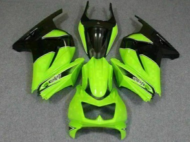 Kawasaki EX250 08-12 Verkleidungen & Plastik - Grün Schwarzer Ninja Fabrik
