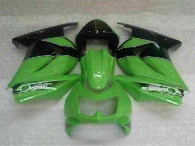 Kawasaki EX250 08-12 Verkleidung - Grün Schwarz Fabrik