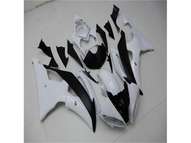 Yamaha R6 08-16 Verkleidung - Weiß Schwarz Fabrik Yamaha R6 08-16 Verkleidung - Weiß Schwarz Fabrik