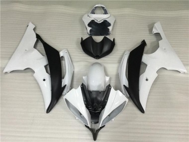 Yamaha R6 08-16 Verkleidung - Weiß Schwarz Fabrik