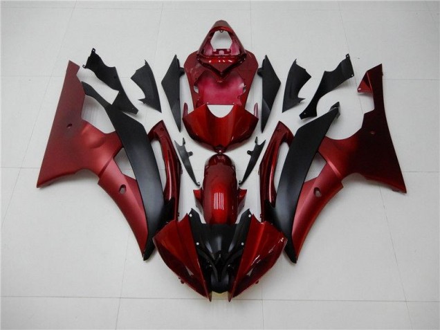 Yamaha R6 08-16 Verkleidungen - Rot Schwarz Fabrik Yamaha R6 08-16 Verkleidungen - Rot Schwarz Fabrik