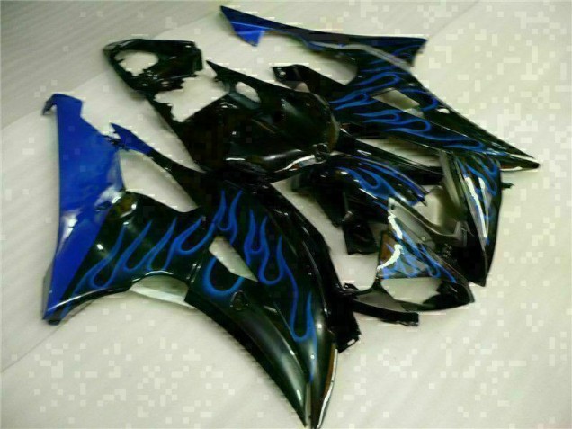 Yamaha R6 08-16 Verkleidungen - Blau Flamme Schwarz Fabrik Yamaha R6 08-16 Verkleidungen - Blau Flamme Schwarz Fabrik