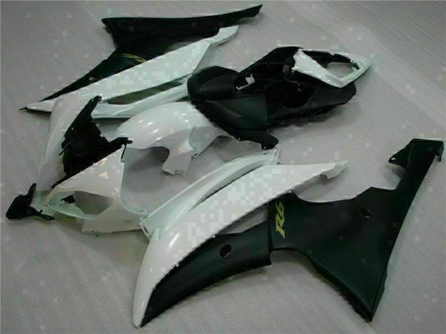 Yamaha R6 08-16 Verkleidungen & Plastik - Weiß Schwarz Fabrik Yamaha R6 08-16 Verkleidungen & Plastik - Weiß Schwarz Fabrik