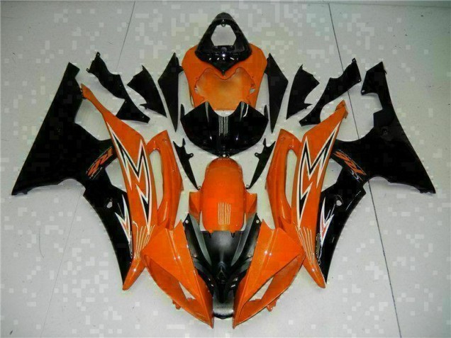 Yamaha R6 08-16 Verkleidungen - Orange Schwarz Fabrik Yamaha R6 08-16 Verkleidungen - Orange Schwarz Fabrik
