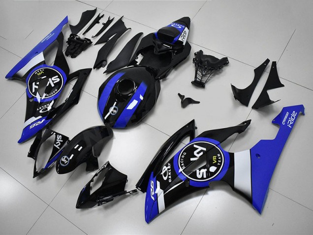 Yamaha R6 08-16 Verkleidungen & Plastik - Blau Schwarz Fabrik Yamaha R6 08-16 Verkleidungen & Plastik - Blau Schwarz Fabrik