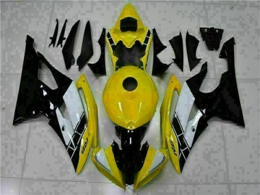 Yamaha R6 08-16 Vollverkleidung - Gelb Schwarz Fabrik
