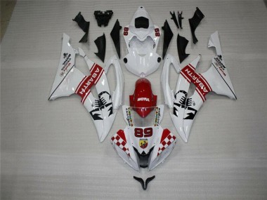 Yamaha R6 08-16 Verkleidungen Komplett Sets - Weiß Fabrik