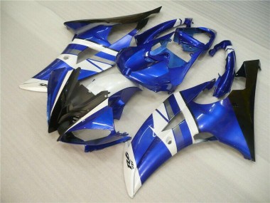 Yamaha R6 08-16 Verkleidung - Blau Weiß Schwarz Fabrik
