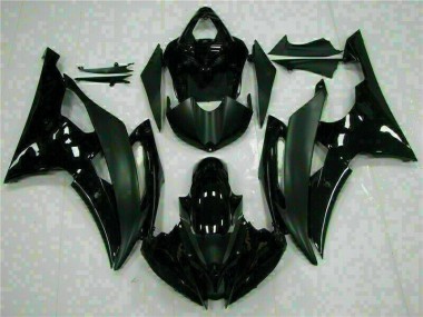Yamaha R6 08-16 Motorrad Verkleidungen - Schwarz Fabrik