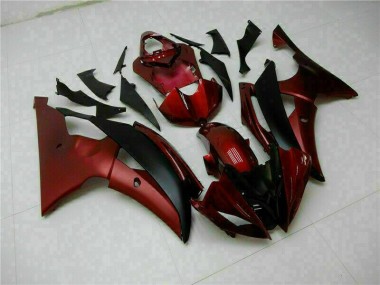 Yamaha R6 08-16 Verkleidung - Rot Schwarz Fabrik