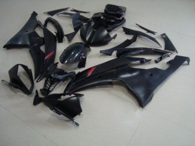 Yamaha R6 08-16 Verkleidungen - Matt Schwarz Glänzendes Schwarz Fabrik