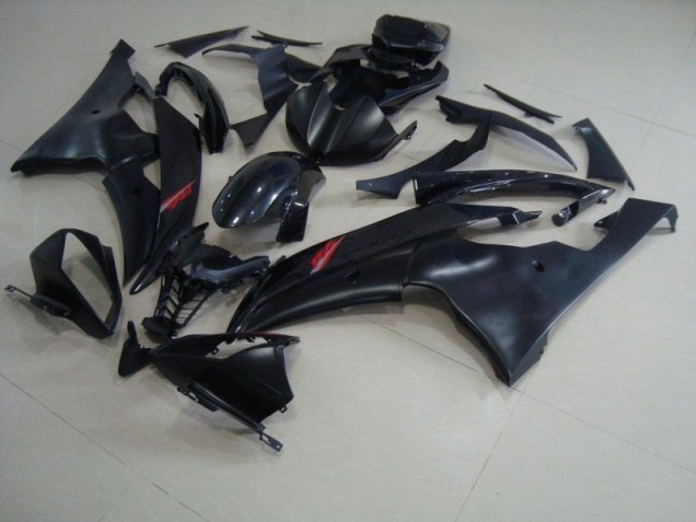 Yamaha R6 08-16 Verkleidungen - Matt Schwarz Glänzendes Schwarz Fabrik Yamaha R6 08-16 Verkleidungen - Matt Schwarz Glänzendes Schwarz Fabrik