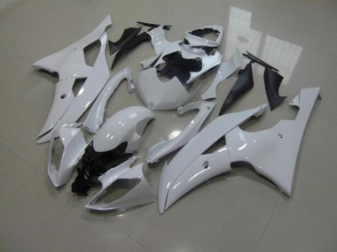 Yamaha R6 08-16 Verkleidungen - Perl Weiß ohne Aufkleber Fabrik