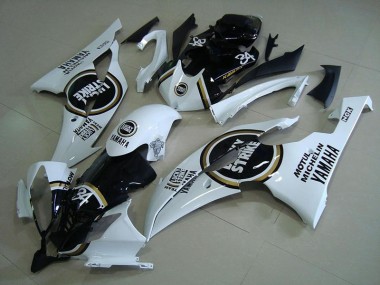 Yamaha R6 08-16 Verkleidungen - Schwarzer Lucky Strike Fabrik