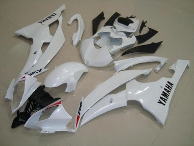 Yamaha R6 08-16 Vollverkleidung - Perl Weiß Fabrik