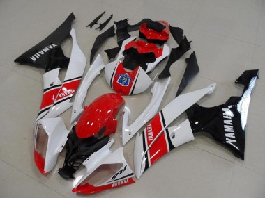 Yamaha R6 08-16 Verkleidungen Komplett Sets - Rot Weiß Schwarz Fabrik