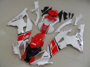 Yamaha R6 08-16 Verkleidungen - Rot Weiß OEM Stil Fabrik