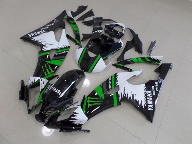 Yamaha R6 08-16 Verkleidungen - Besonders Weiß Grün Monster Fabrik Yamaha R6 08-16 Verkleidungen - Besonders Weiß Grün Monster Fabrik