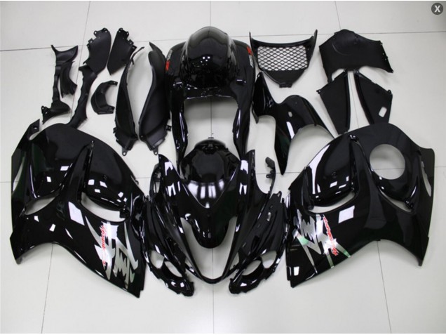 Suzuki GSXR 1300 Hayabusa 08-19 Verkleidungen - Glänzend Schwarz Fabrik Suzuki GSXR 1300 Hayabusa 08-19 Verkleidungen - Glänzend Schwarz Fabrik