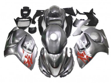 Suzuki GSXR 1300 Hayabusa 08-19 Verkleidungen - Silber Fabrik