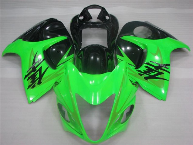 Suzuki GSXR 1300 Hayabusa 08-19 Verkleidungen - Grün Schwarz Fabrik